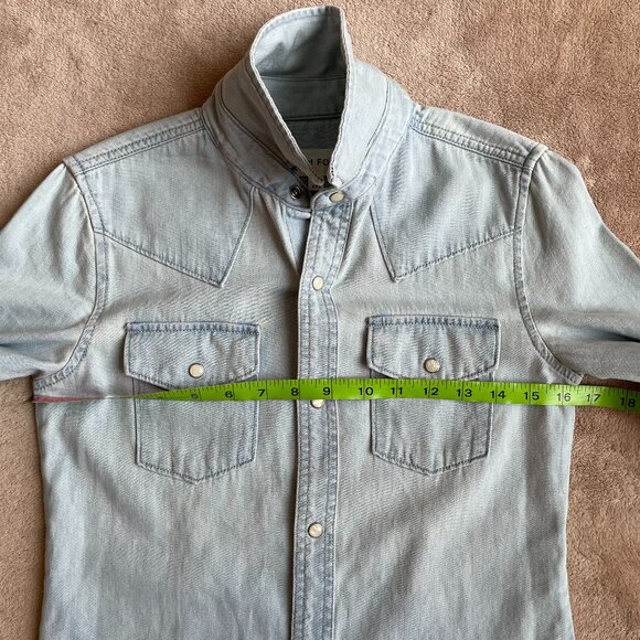 NWOT Aritzia Denim Forum Niah Shirt - Picture 4 of 13